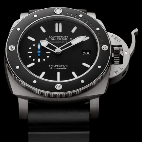 panerai luminor submersible 1950 amagnetic automatic titanium watch - pam00389|panerai luminor submersible.